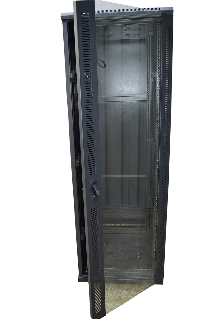 VDI RACK 27U/600x800 ECHIPAT CU 4 VENTILATOARE 220V 19'' H=130cm