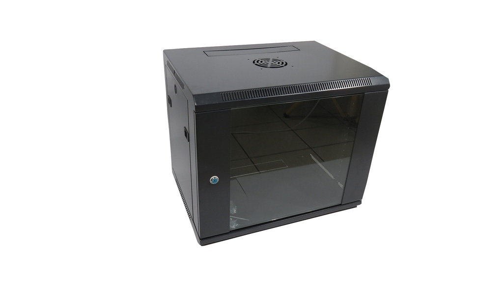 VDI RACK 9U/600x450 NEGRU WALL-MOUNT 19'' H=51cm