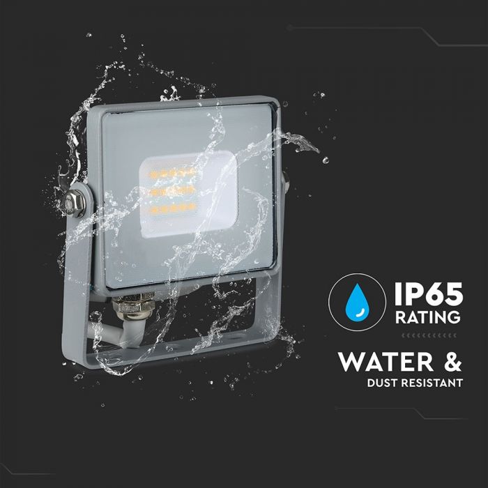 PROIECTOR CU LED 10W 6500K 800 lm IP65 GRI