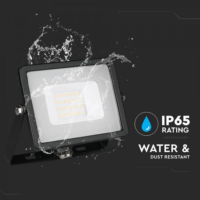 PROIECTOR CU LED 20W 4000K 1600 lm IP65 NEGRU