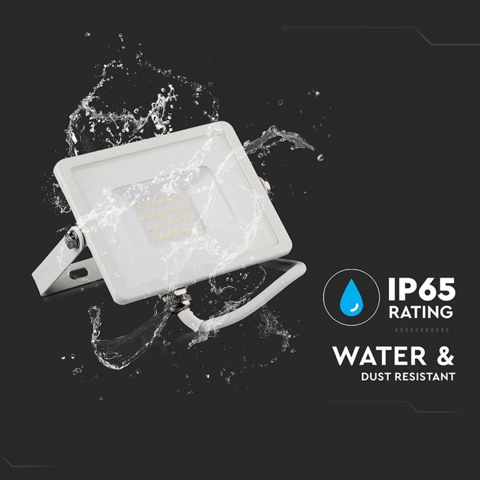 PROIECTOR CU LED 20W 6400K 1600 lm IP65 ALB