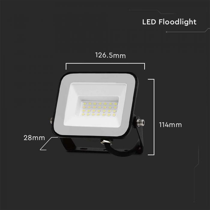 PROIECTOR CU LED 20W 6400K 1620 lm IP65 GRI