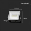 PROIECTOR CU LED 20W 6400K 1620 lm IP65 GRI