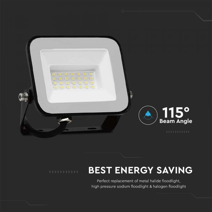 PROIECTOR CU LED 30W 6400K 2505 lm IP65 GRI 10022
