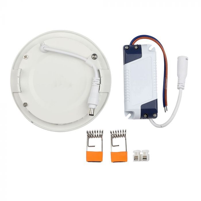 DOWNLIGHT CU LED 4000K 18W 1400 lm IP20 ROTUND D=225x12mm VT