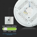 CIL PLAFONIERA IP20 3000-6400K 12W 1200 lm ROTUNDA D:260x55mm ALBA