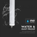 V-TAC CORP ILUM LED 24W 120CM 6000K IP65 X-SERIES V-TAK 6486 - endofflife