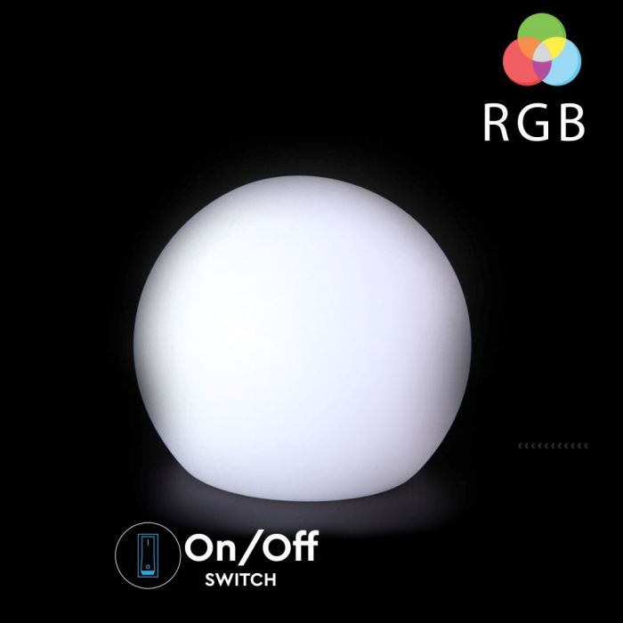 CIL ARH SFERA RGB D=40CM DECORATIVA CU TELECOMANDA IP54 VT