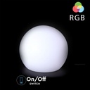 CIL ARH SFERA RGB D=40CM DECORATIVA CU TELECOMANDA IP54 VT