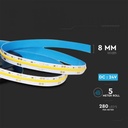 LED BANDA 24V IP20 4000K 10W 800lm/m (5ml/rola)