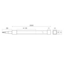 ARX XSNAKE LEDS STRIP 10W 24V 3000K SNK10X10WW