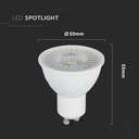 BEC LED GU10 4000K 6.5W 480 lm VT
