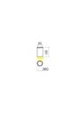 CIL EXTERIOR IP65 PLAFONIERA 3000K 3W 319 lm ROTUND D=105x60 mm ALB