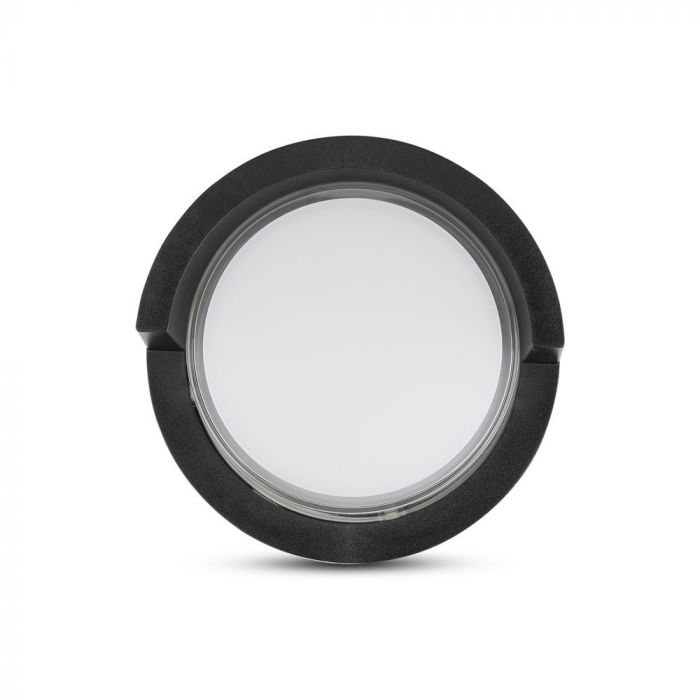 CIL ARH APLICA 3000K 6W 400 lm ROTUNDA NEAGRA Ř133x67mm IP65 VT
