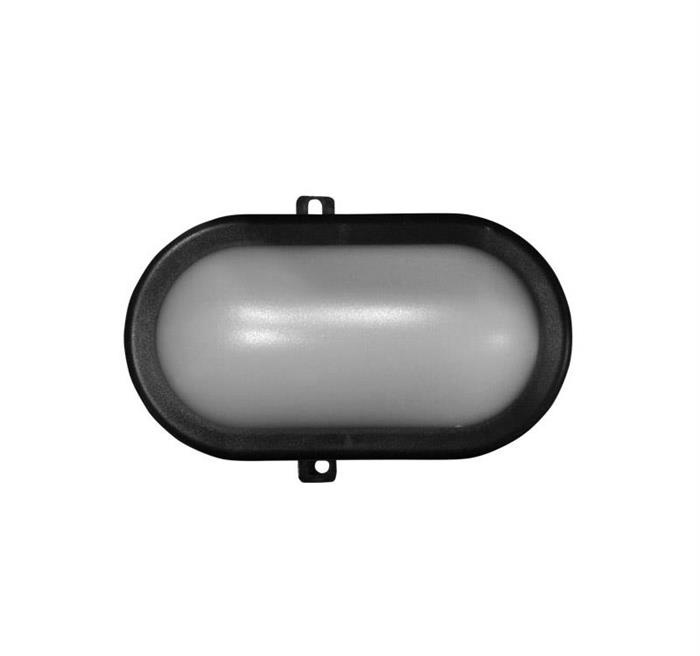 DAB 21-0001011 APLICA OVAL NEAGRA PT LED 10W L.ALBA 230V IP54