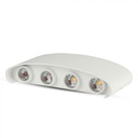 CIL ARH APLICA 3000K 8W 800 lm ALBA 2-WAY D:220x48x90mm IP54 VT